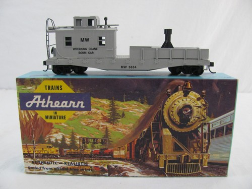 Grúa de demolición Athearn escala HO MW 5634 brazo de trabajo coche furgón con Kadee #1281 en muy buen estado | Zustand: Used