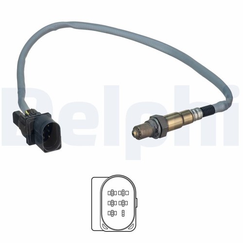 LAMBDA OXYGEN O2 SENSOR BEFORE CATALYTIC CONVERTER DELPHI ES20549-12B1 A NEW - Picture 2 of 7