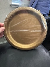 Glittering Gold 24ct. Paper 8-3/4" Dinner Plates Party Supply Tableware New!!!