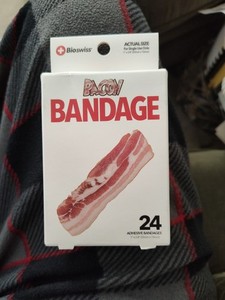 Bioswiss Bacon Bandage Bandaid Sterile Adhesive First Aid  Pack of 24 - New Box