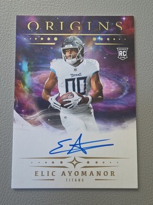 2025 Panini Origins - Rookie Autographs Elic Ayomanor #RA-EAO (AU, RC)