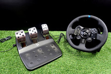 Logitech G923 Racing Steering Wheel and Pedals-A Grade