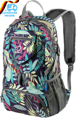 WATERFLY Ultraleicht Faltbar Klein Rucksack: 20L Leicht Packable Wanderrucksack