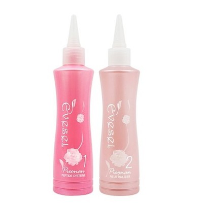 EVESEL Pieonan Peptide Cysteine Elasticity Curl & Straight Hair Perm K-Beauty