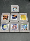Lot Of 7 Vtg Nintendo Game Boy Video Games Sports Racing