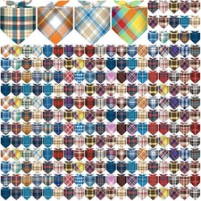 Reginary 180 Pcs Dog Bandanas Bulk For Summer Hawaiian Triangle Dog Scarfs Bib