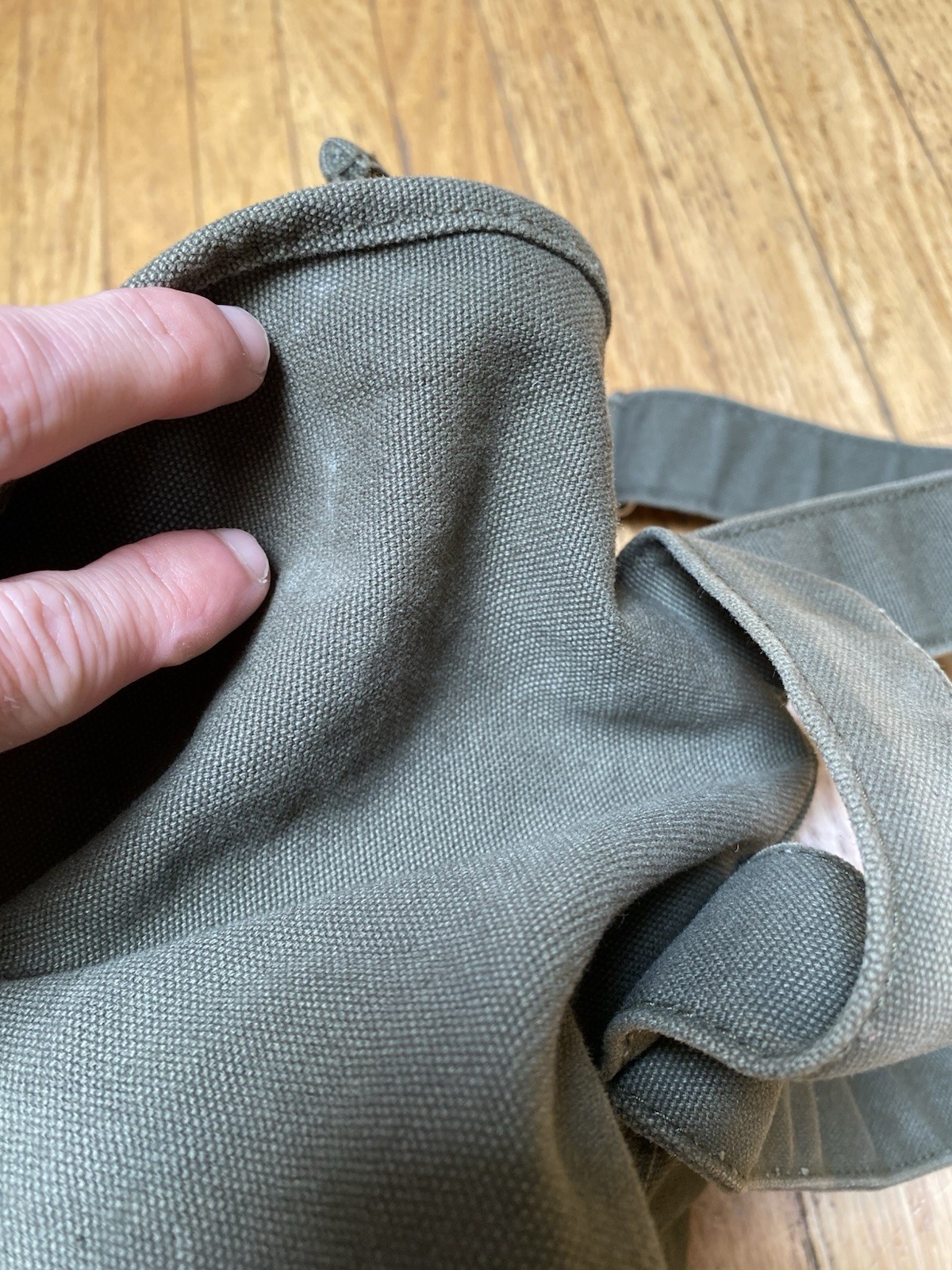 Baggu Green Canvas Drawstring Backpack - image 4