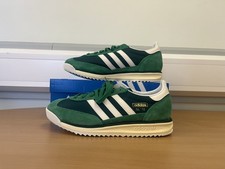 Scarpe da ginnastica Adidas Originals SL 72 RS verdi UK 9 - nuove con scatola JH8643