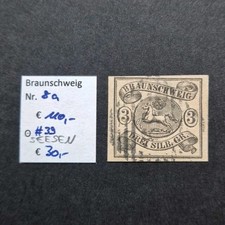 Braunschweig Nr. 8a sauber gestempelt 39 SEESEN, gepr&uuml;ft BPP (Michel: 110&euro;)