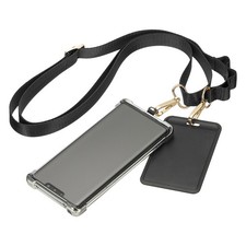 Universal Cell Phone Lanyard for Concerts, Black