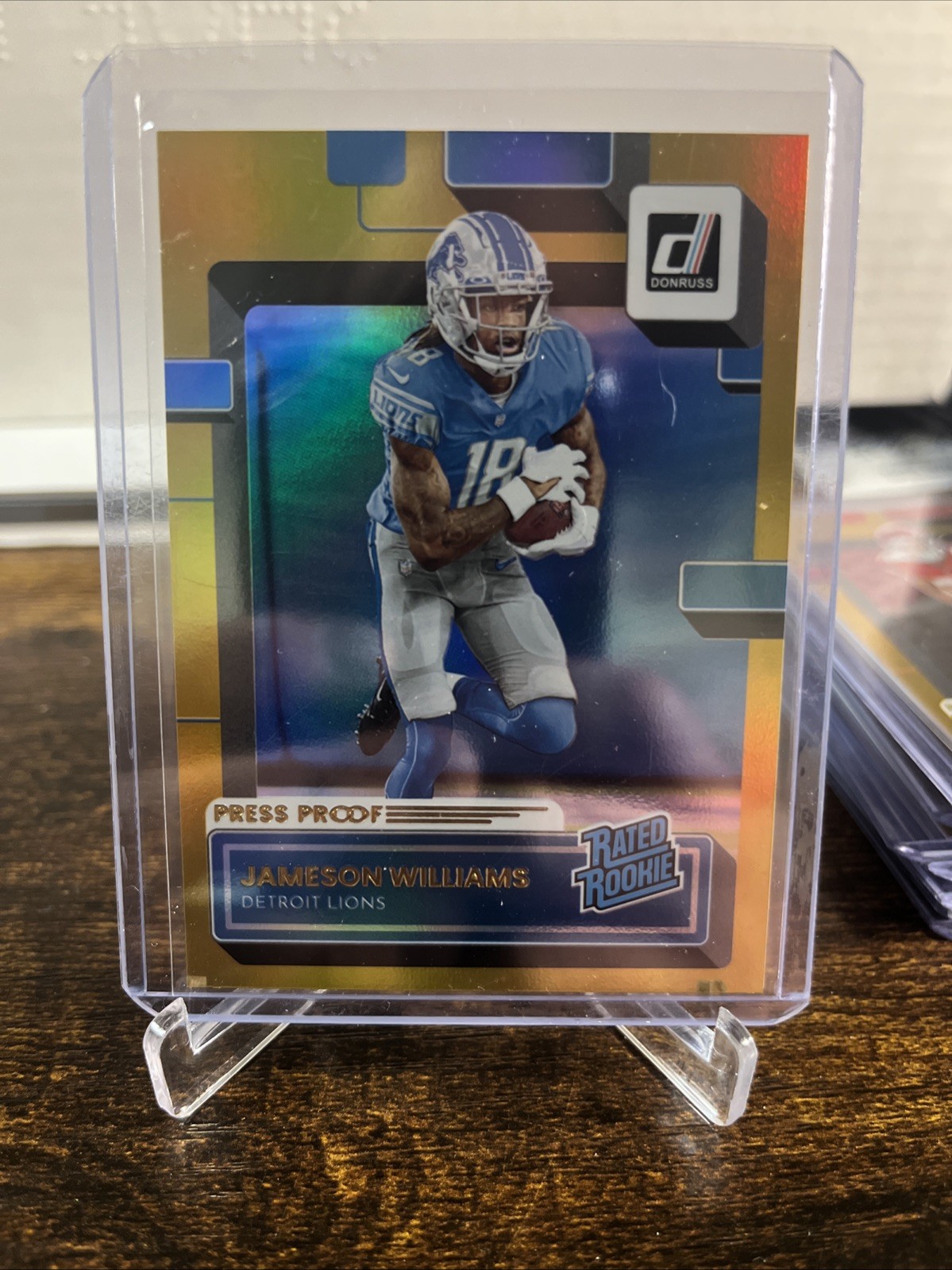🔥 2022 Donruss Press Proof Premium #308 Jameson Williams Rated Rookie 🔥