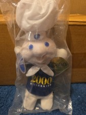 Pillsbury Doughboy Plush 2000 Millennium NWT In PLASTIC