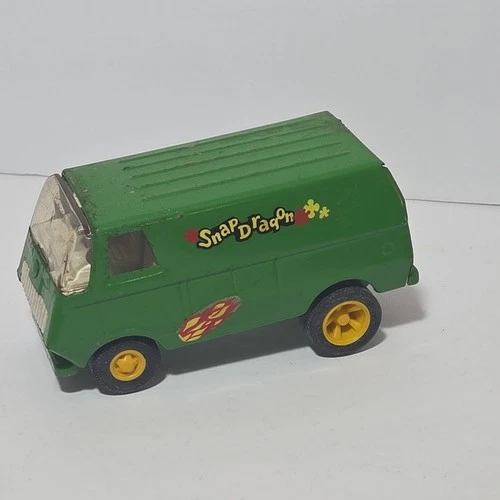 Vintage Snap Dragon Van 5" W/ Mag Wheels Tonka Pressed Steel Mod Green #55450