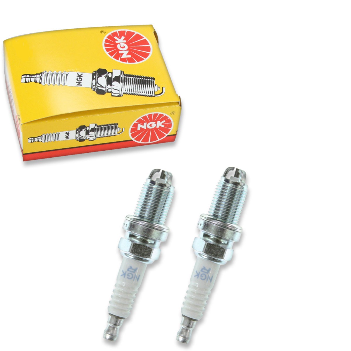 2 pc NGK 5509 BCPR7ET Standard Spark Plugs for W5DP0 W4DP0 K22PBR-S FR7DTC ge
