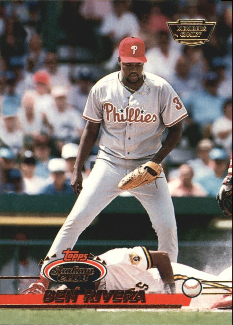 1993 Stadium Club Members Only Parallel #654 Ben Rivera - BB
