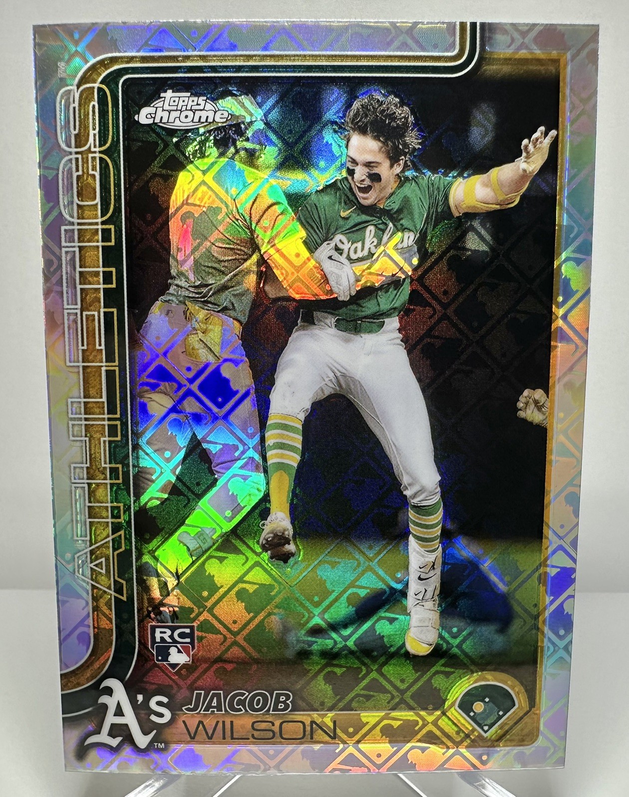 2025 Topps Chrome Logofractor Edition - Jacob Wilson #96 Image Variation