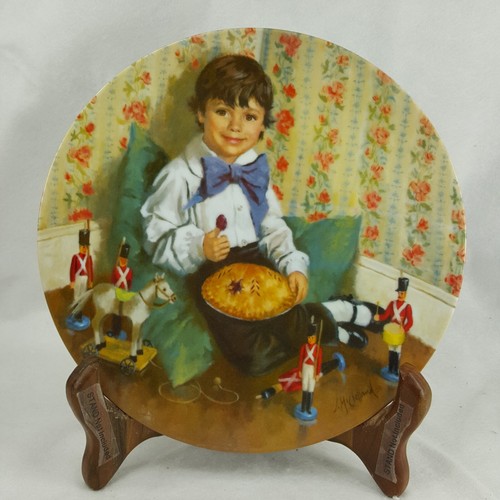 Piatto Little Jack Horner RECO 1982 -Mather Goose John McClelland scatola COA N^GM3 - Foto 1 di 12