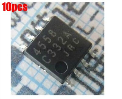 10Pcs SOP-8 Jrc NJM4558M JRC4558 New Ic ic