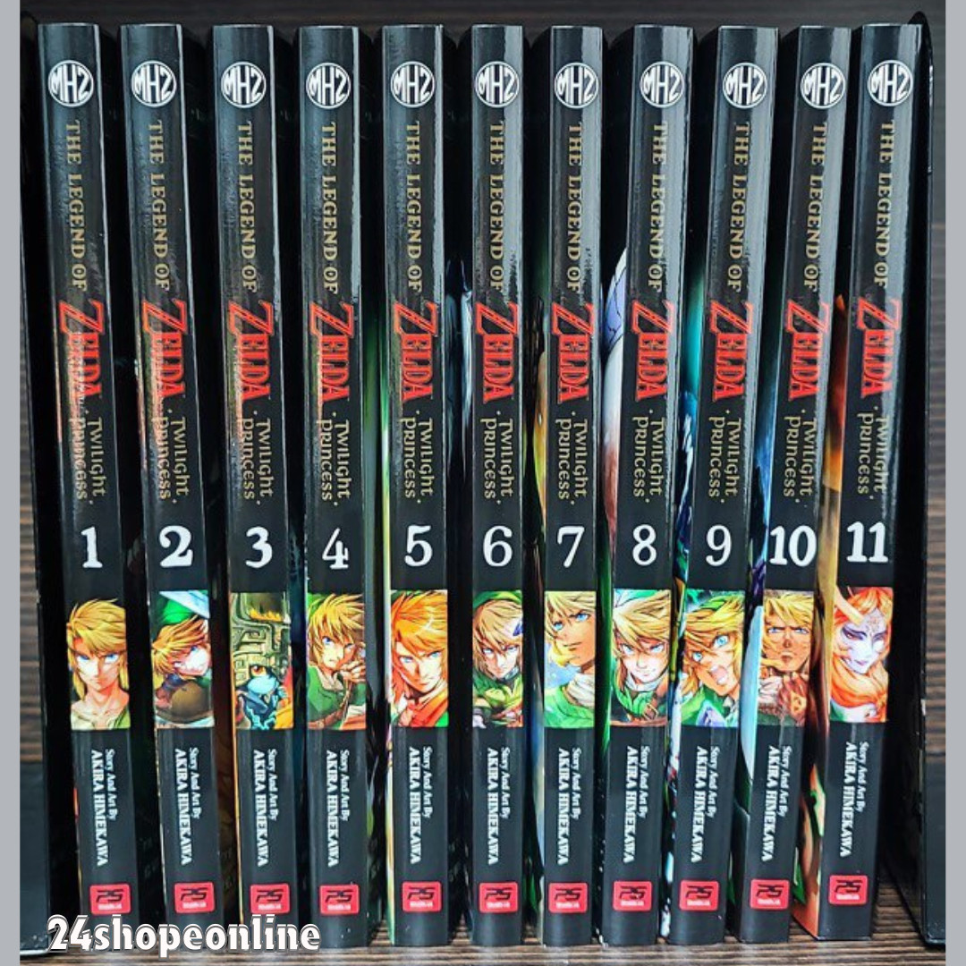 The Legend of Zelda: Manga Twilight Princess Vol 1-11 Versión en Inglés Cómic-DHL
