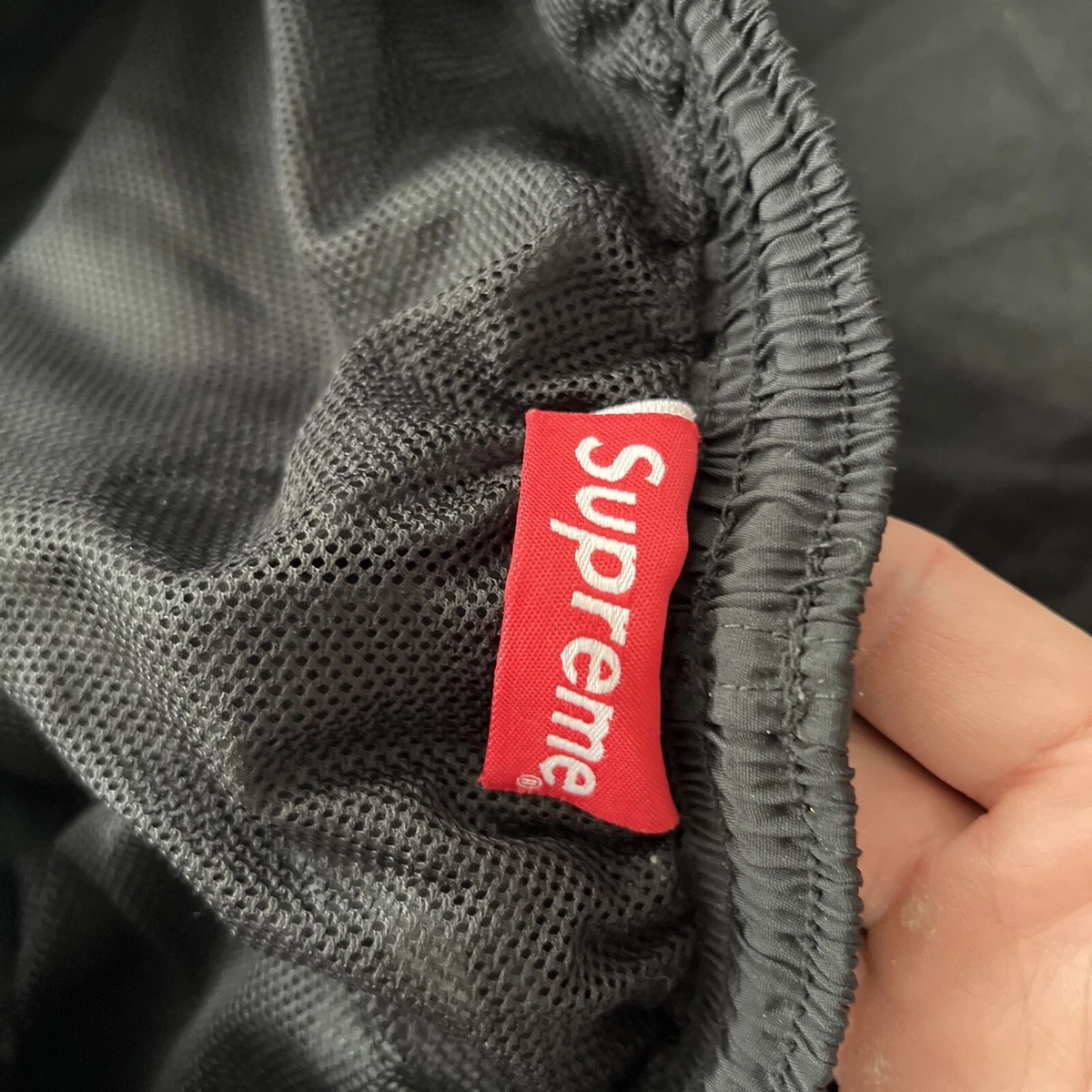 SUPREME Arc Logo Water Short Black box logo camp cap tnf S/S 18 Size Small