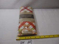 Set of 4 Autumn Gingham Printed Napkins 17" x 17" - Multicolor Town & Country