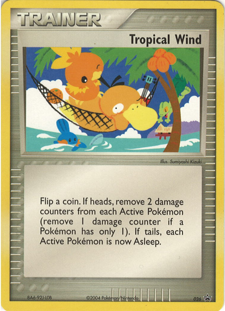 Pokemon TCG Tropical Wind 026 Promo Unstamped 2004 World Championship NM