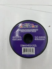 BEST CONNECTIONS Automotive Primary Wire 100ft 14Gauge BC-14-100 Purple