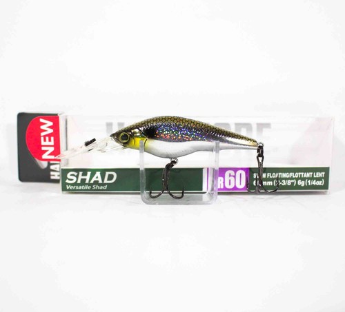 Leurre Yo Zuri Duel Hardcore Shad SR 60SF - Flottant Lent, 60mm, 6g, R1382-GSPS, Neuf
