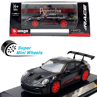 Bburago 1:43 Porsche 911 GT3 RS Black | eBay