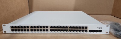 Cisco Meraki MS250-48LP-HW 48-Port Gb PoE 4-Port SFP+ 640WAC Switch UNCLAIMED