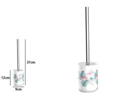 x PortaScopino Porta Scopino Bagno Wc Toilette Fenicotteri Scopino Completo dfh