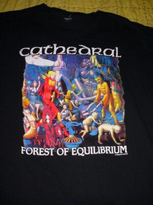 Cathedral Forest of Equilibrium Short Sleeve Black Size S to 5XL T-Shirt AC811