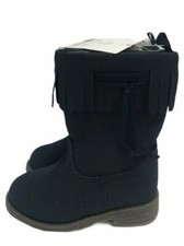 Carter's Toddler Girls Rozi Navy Blue Fringe Western Winter Boots Size 5 NWT