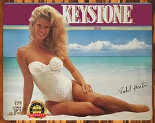 Keystone Beer - Rachel Hunter - Keystone Light - Metal Sign 11 x 14