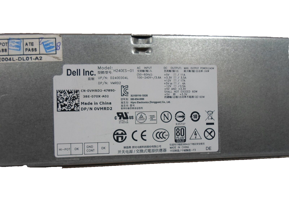 Alimentatore 1000w Per Dell OptiPlex 390 790 990 3010 7010 9010 Alimentatore SFF Alimentatore 650w - Foto 13