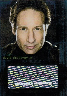 X-Files I Want To Believe David Duchovny as Fox Mulder A1 Auto