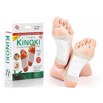 30 PC KINOKI CLEANSING DETOX FOOT PADS PATCHES BAMBOO HERB CARE FREE SHIPPING