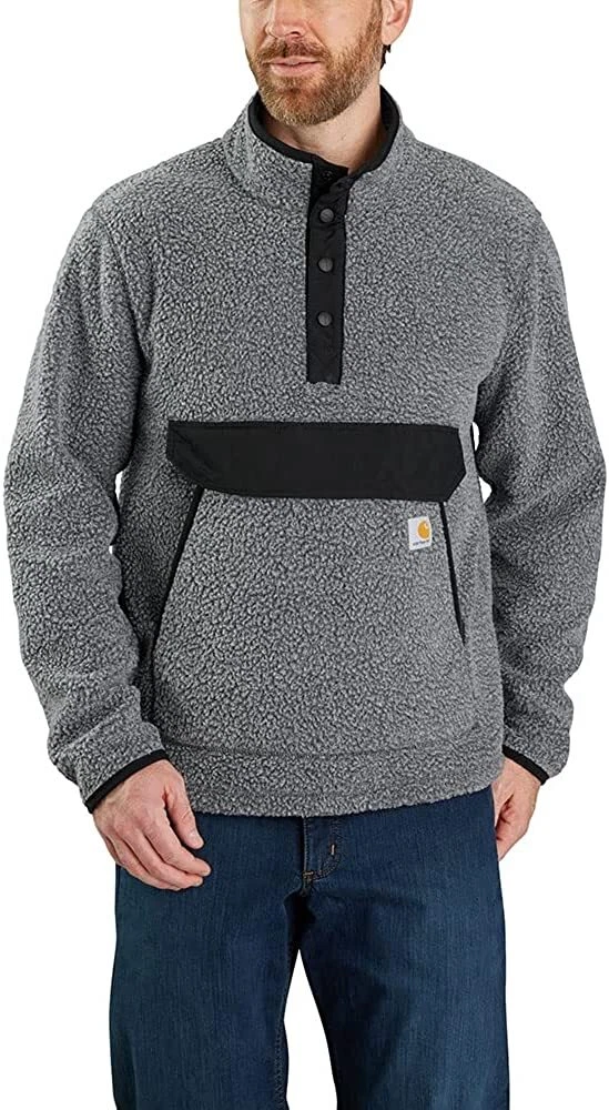 Carhartt Menu0026#039;s Relaxed Fit Fleece Pullover | eBay
