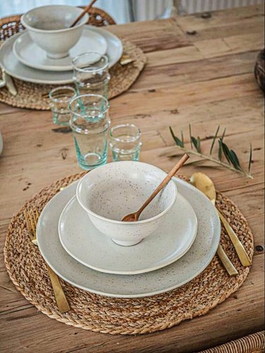 Jute Hand Braided Placemats Set of 4 | 14 Inches Artistic Square Tablemats fo... - Picture 8 of 9