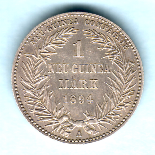 German New Guinea. 1894-A 1 Mark.. aEF - Part Lustre - Photo 1/2