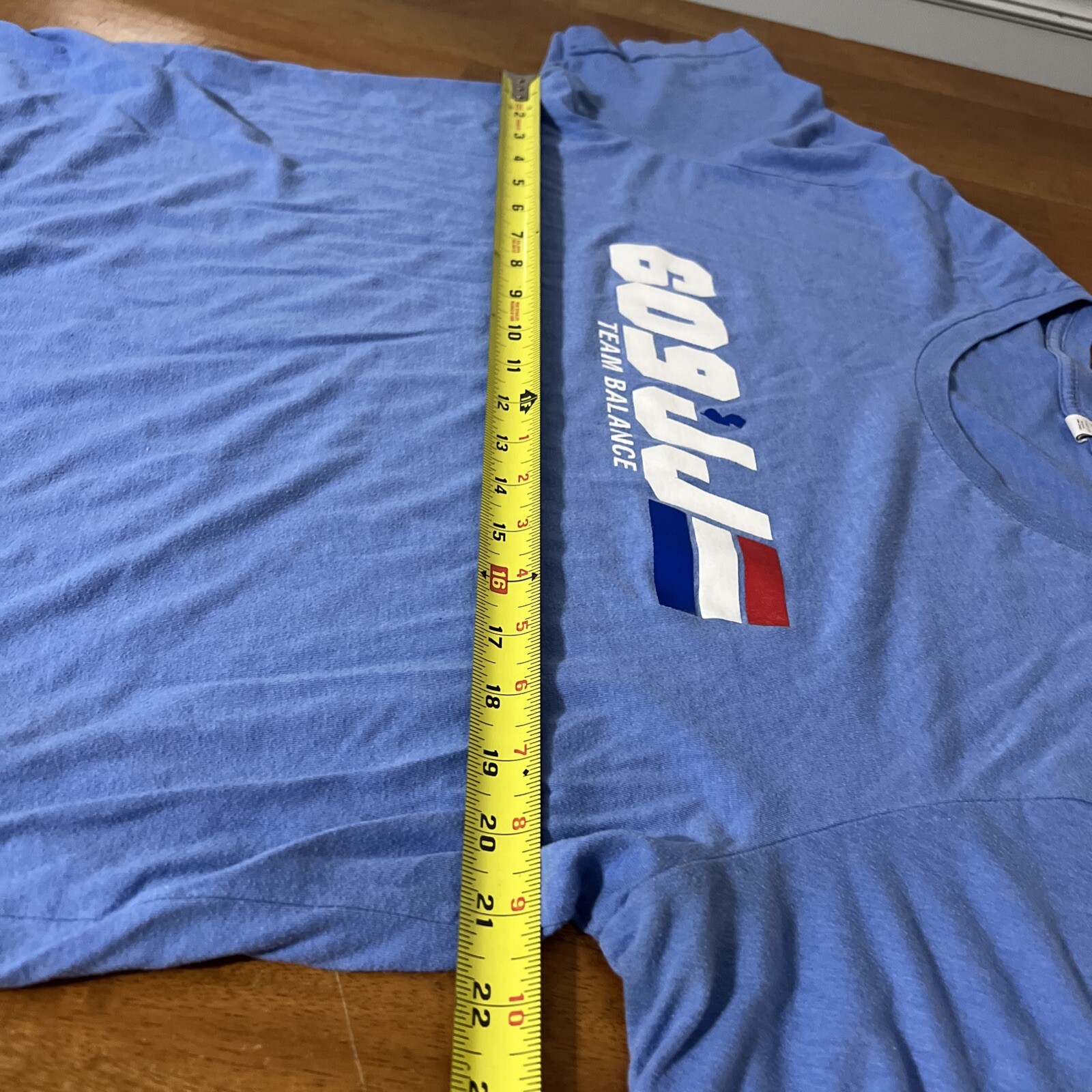 Team Balance Jiu Jitsu 609 New Jersey TShirt Adult XL Blue Martial