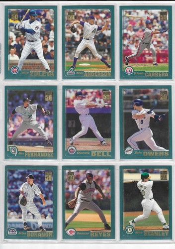 2001 Topps Baseball card singles #1 - #200 U-Pick to complete set - Picture 220 of 397