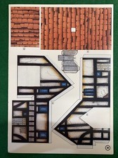 Warhammer Townscape Sheet #18 Card Building Scenery Buildings Games Workshop