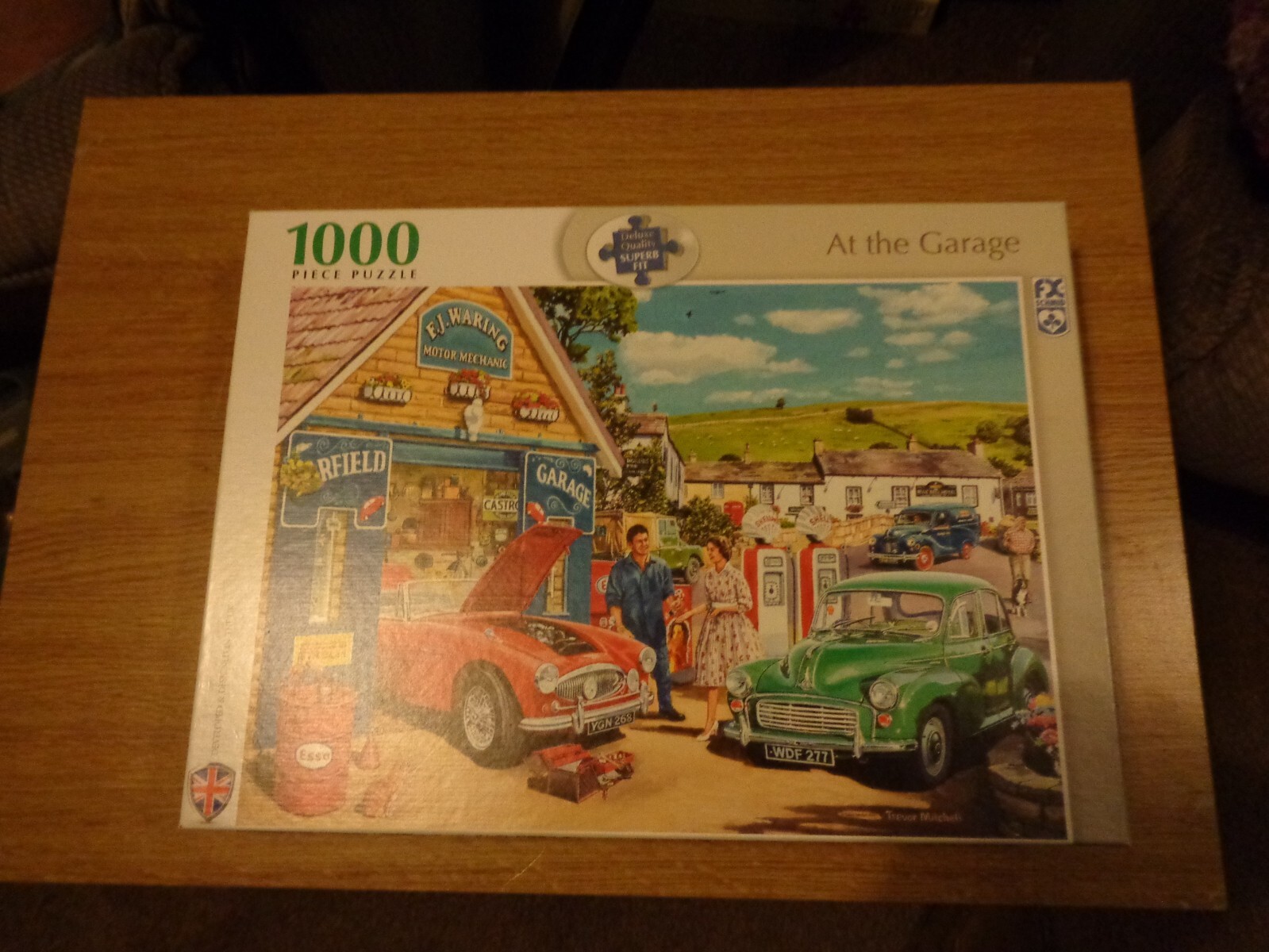 FX Schmid At the Garage 1000 piece  Puzzle Complete Trevor Mitchell complete