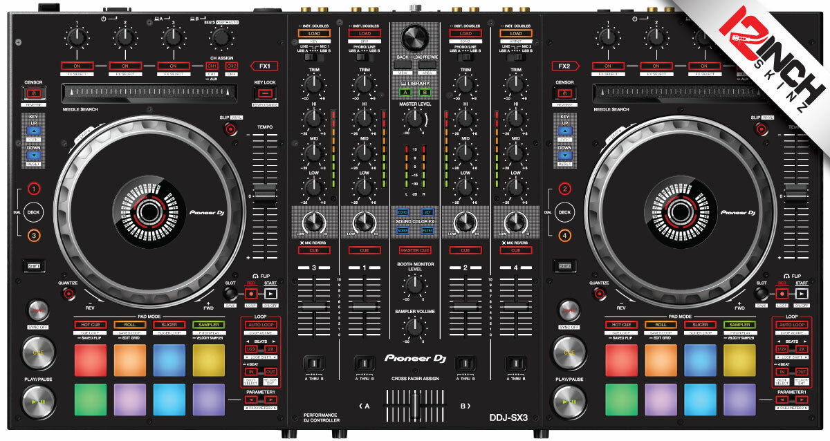 Pioneer DJ DDJ SX 3 Skin Striper main image 1