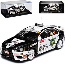 MITSUBISHI LANCER EVO X #0 SAFETY SHERIFF YPRES RALLY 2011 D'HULSTER RAM533 IXO