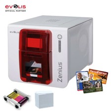 Evolis Zenius stampante per carte d'identità in PVC stampante per schede fotografiche lato singolo nastro a colori