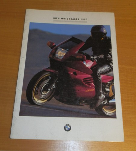 BMW Motorräder 1993, 22 Seiten guter Zustand.