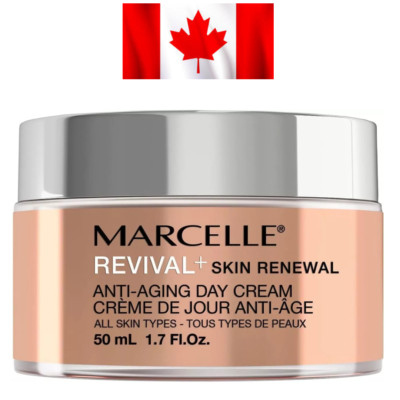 Marcelle Revival+ Skin Renewal Anti-Aging Day Cream, All Skin Types, 45+, 50ml
