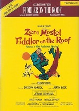 FIDDLER ON THE ROOF MUSIC BOOK FOR TROMBONE BROADWAY SONGBOOK BRAND NEW ON SALE